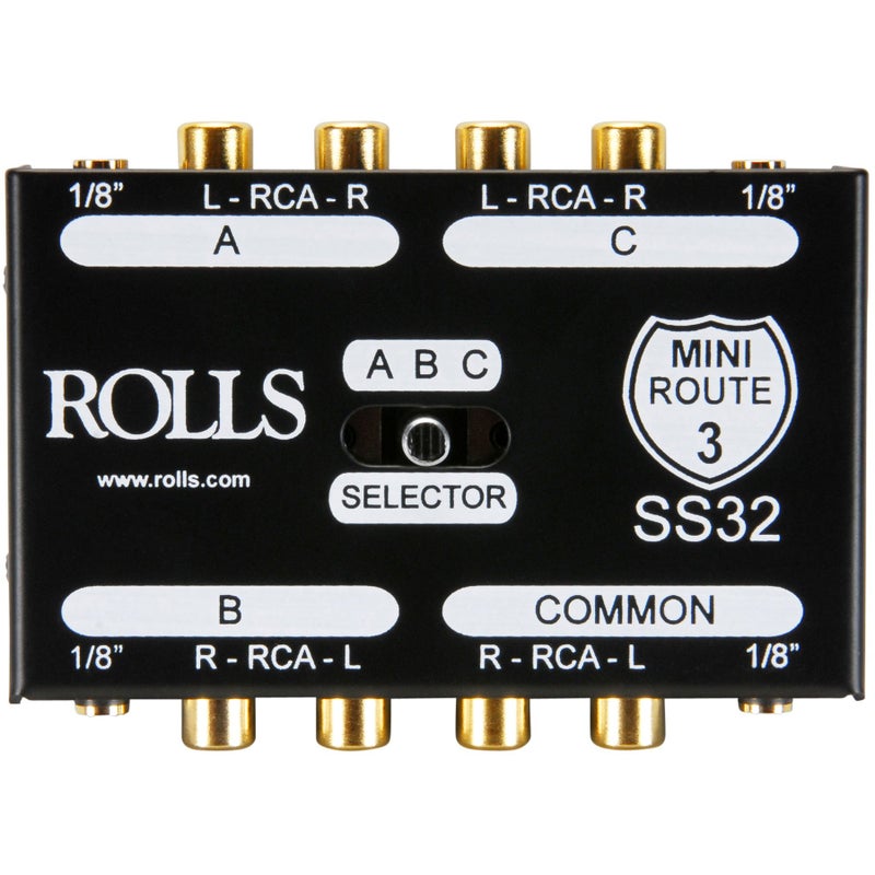 rolls SS32 3-Way Stereo Switch - Image 2